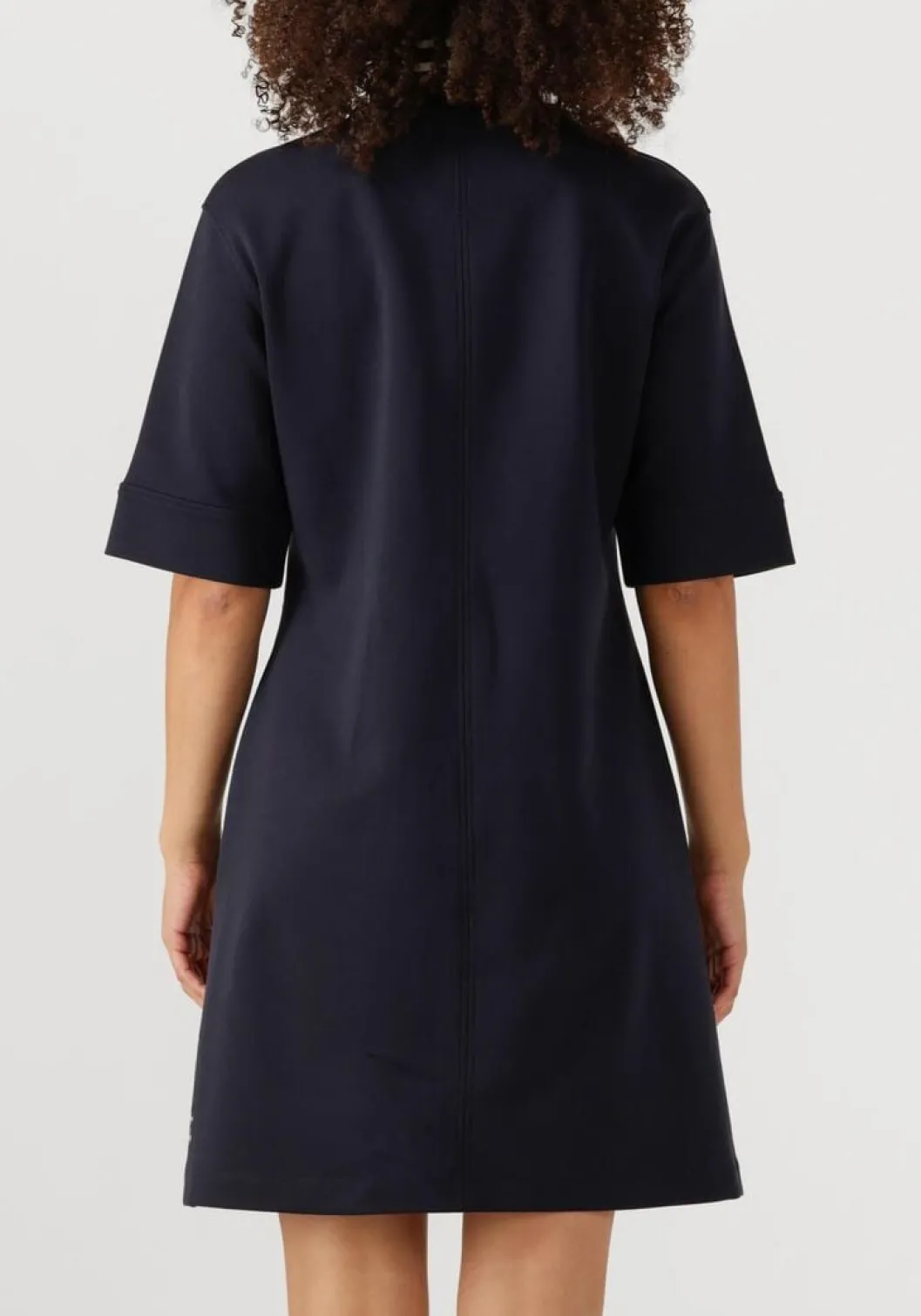 donkerblauwe marc cain sports mini jurk zs 21.10 j17 jurk