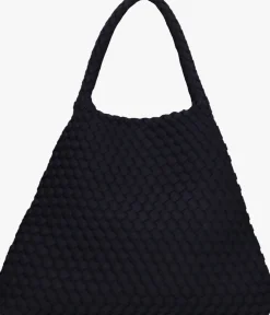 donkerblauwe marrea schoudertas medium