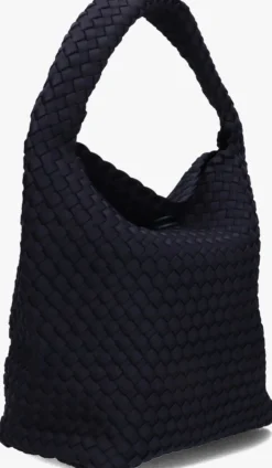 donkerblauwe marrea schoudertas bucket