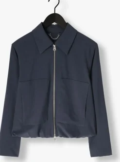 donkerblauwe mos mosh blazer mmkarmenpanamajacket