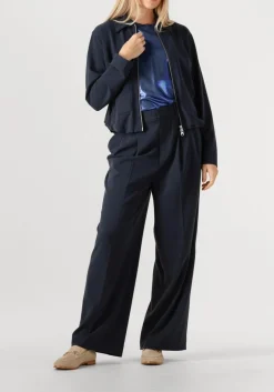 donkerblauwe mos mosh wijde broek mmcharlizepanamapant