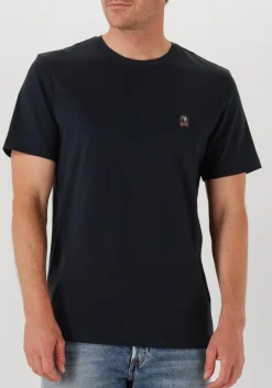 donkerblauwe parajumpers t-shirt patch tee