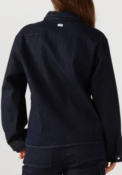 donkerblauwe penn & ink blouses blouse w25z801