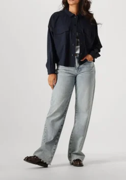 donkerblauwe penn & ink blouses w24n1557ltd