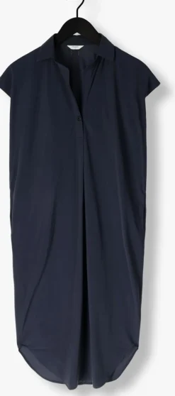 donkerblauwe penn & ink mini jurk dress