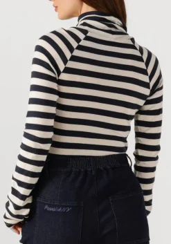 donkerblauwe penn & ink tops & t-shirts longsleeve w25t1189