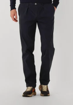 donkerblauwe profuomo chino trouser sportcord