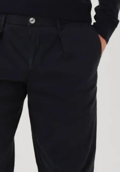 donkerblauwe profuomo chino trouser sportcord