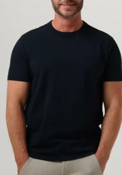 donkerblauwe profuomo t-shirt t-shirt short sleeve jersey