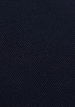 donkerblauwe rosemunde top silk top w/ lace