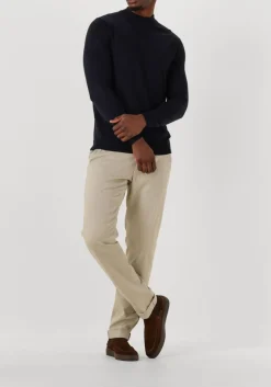 donkerblauwe stefano lauran trui turtle