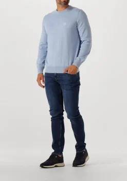 donkerblauwe stefano lauran lage sneakers star 005