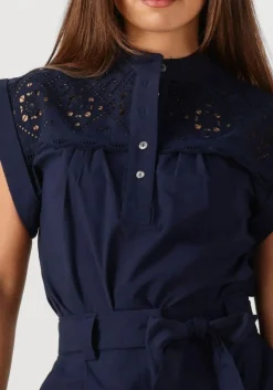 donkerblauwe suncoo blouses ludy