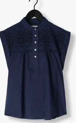 donkerblauwe suncoo blouses ludy