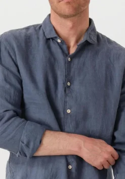 donkerblauwe the goodpeople casual overhemd soho