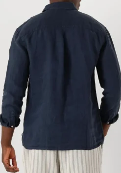 donkerblauwe the goodpeople casual overhemd soho