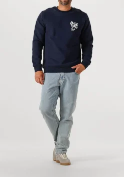 donkerblauwe the goodpeople sweater lito