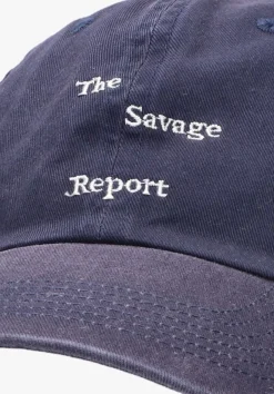donkerblauwe the savage report pet cap