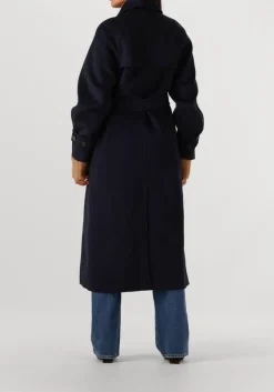 donkerblauwe vanessa bruno mantel faro