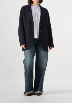 donkerblauwe vanessa bruno blazer marc