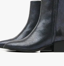 donkerblauwe via vai enkellaarsjes rose baker