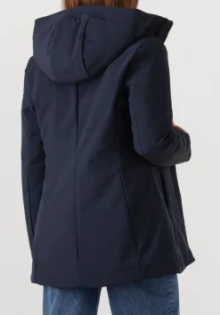 donkerblauwe woolrich jack firth down parka