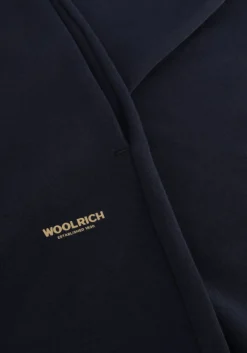 donkerblauwe woolrich joggingbroek logo interlock sweatpant