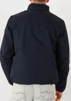 donkerblauwe woolrich regenjas sailing 2 layers bomber