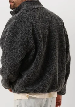 donkergrijze american vintage vest hoktown zip