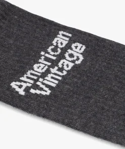 donkergrijze american vintage sokken clypsun m