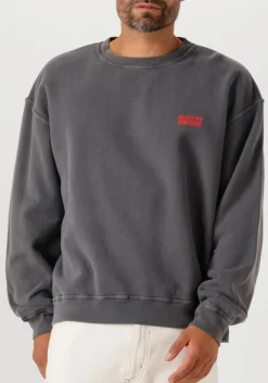 donkergrijze american vintage sweater plizzy 1