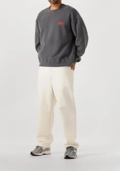 donkergrijze american vintage sweater plizzy 1