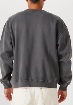 donkergrijze american vintage sweater plizzy 1