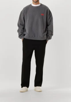 donkergrijze american vintage sweater plizzy 1