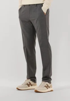 donkergrijze berwich pantalon morello elax