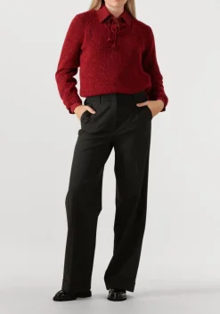 donkergrijze cambio wijde broek grace