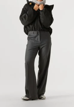 donkergrijze cambio wijde broek amelie