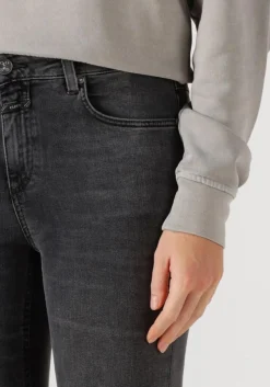 donkergrijze closed flared jeans jovanna