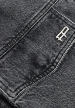 donkergrijze filling pieces spijkerjas denim jack washed
