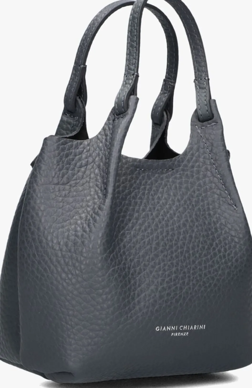 donkergrijze gianni chiarini schoudertas dua 9718