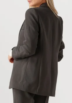 donkergrijze haute l'amitié blazer emerald single blazer
