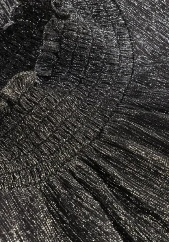 donkergrijze mos mosh top mmximena glam ls blouse