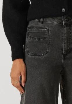 donkergrijze mos mosh wide jeans mmcolette deluxe jeans