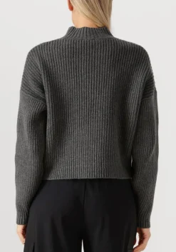 donkergrijze penn & ink trui jumper