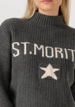 donkergrijze penn & ink trui jumper