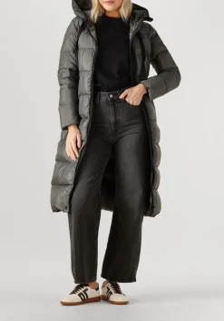 donkergrijze peuterey gewatteerde jas nunki mqn 02