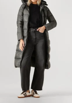 donkergrijze peuterey gewatteerde jas nunki mqn 02