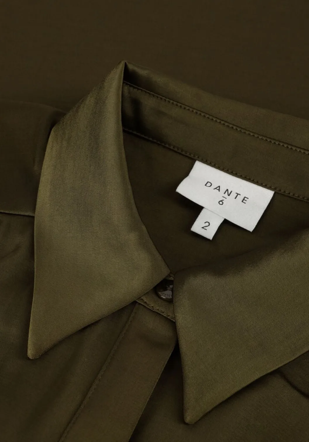 donkergroene dante6 top zijden top