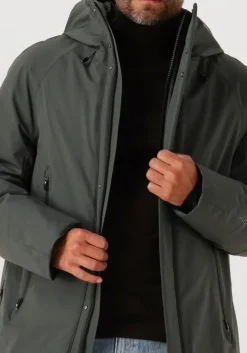 donkergroene krakatau parka's 125200008