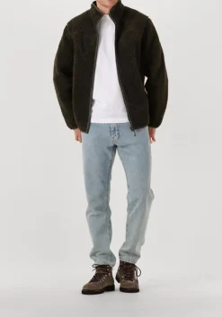 donkergroene peak performance vest m solid pile jacket